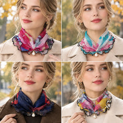 🔥4 piezas🔥Novedad para otoño e invierno🔥Collar de piel sintética cálido, moderno y versátil