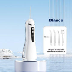 ✨🦷 Irrigador bucal portátil | Elimina la placa y los restos de comida que el cepillo de dientes no puede alcanzar, limpiando profundamente las encías💞