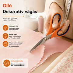 ✂️✂️ Professzionális rózsaszín olló - Éles, rózsaszín olló szövetekhez