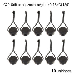 🔥【10 piezas】✨Gancho metálico magnético sin necesidad de taladrar, capacidad de carga máxima de 18 kg.