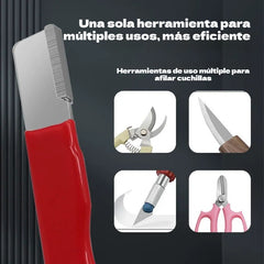 💥50% de descuento💥【Paquete de 10 unidades】 Afiladores portátiles de tijeras y cuchillos para exteriores