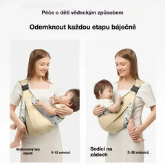 🎉 Prodáno přes 50 000 kusů! 👶 Prodyšné nosítko 4 v 1: umožňuje nosit dítě vpředu nebo na zádech, čelem dovnitř nebo ven, pohodlné pro miminka od 0 do 36 měsíců. 💞✨