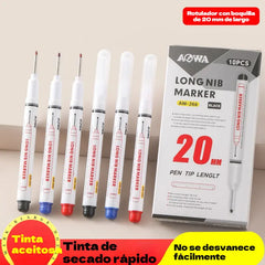 🤩Oferta especial de último día🔥【Paquete de 10】✨Rotuladores de precisión de secado rápido a base de aceite, resistentes al agua, aptos para madera, metal, etc.