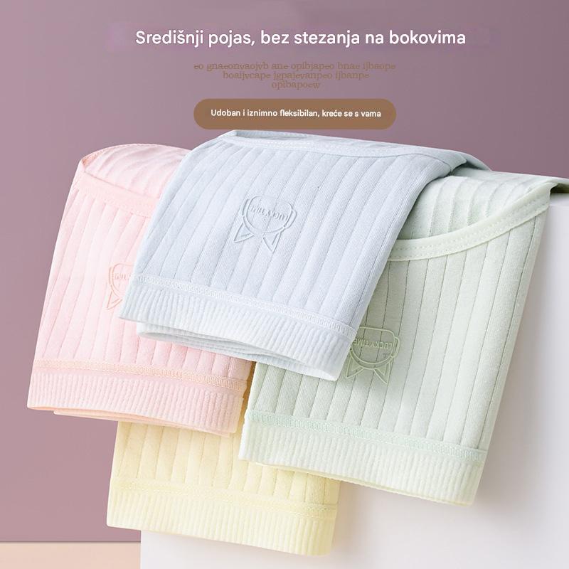 (7 kom) Zadnji dan uz 50% popusta-- Jednostavno i napredno antibakterijsko žensko donje rublje s visokim strukom, za žene 70-180 kg