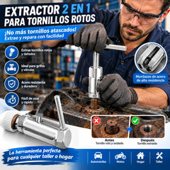 🛠️ Extractor de Tornillos Rotos – Saca tornillos atascados fácil y rápido sin ayuda profesional