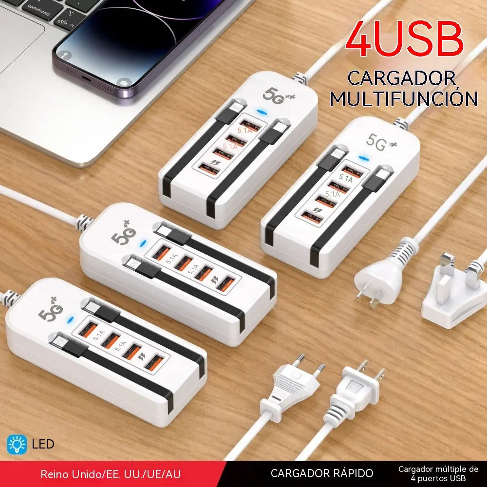 ⚡ Carga todos tus dispositivos desde un solo lugar 🔌📱