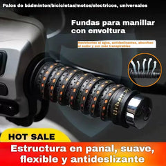 💯Cinta de silicona suave antideslizante para manillar de motocicleta/bicicleta