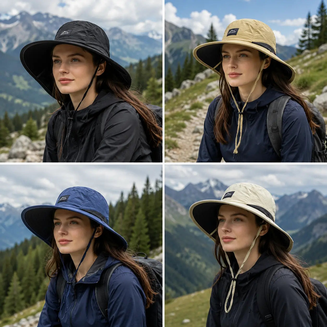 30%OFF🔥✨【Compra 1 y llévate 1 gratis（2 piezas）】🧢Sombrero tipo cubo plegable unisex para protección solar