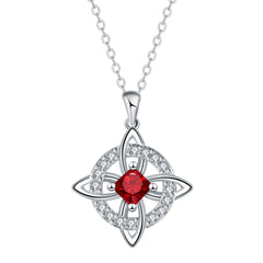✨🔮Collar místico de nudo de bruja con piedra de nacimiento 💞 Protege a tus seres queridos