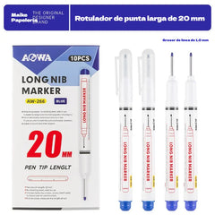 🤩Oferta especial de último día🔥【Paquete de 10】✨Rotuladores de precisión de secado rápido a base de aceite, resistentes al agua, aptos para madera, metal, etc.