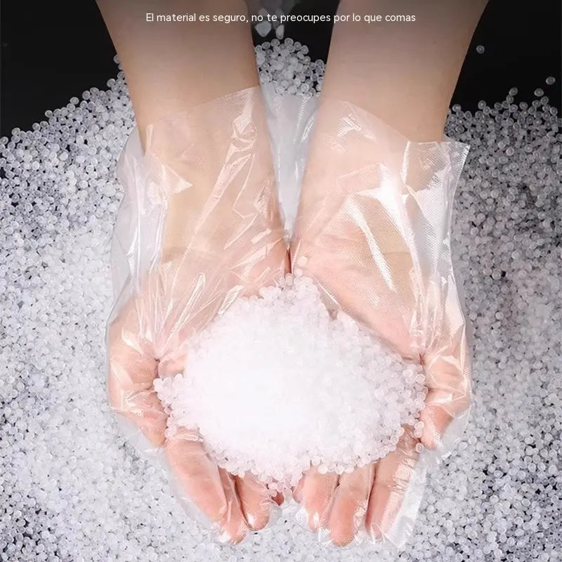 🥒【200 piezas】✨Guantes desechables transparentes y gruesos aptos para uso alimentario