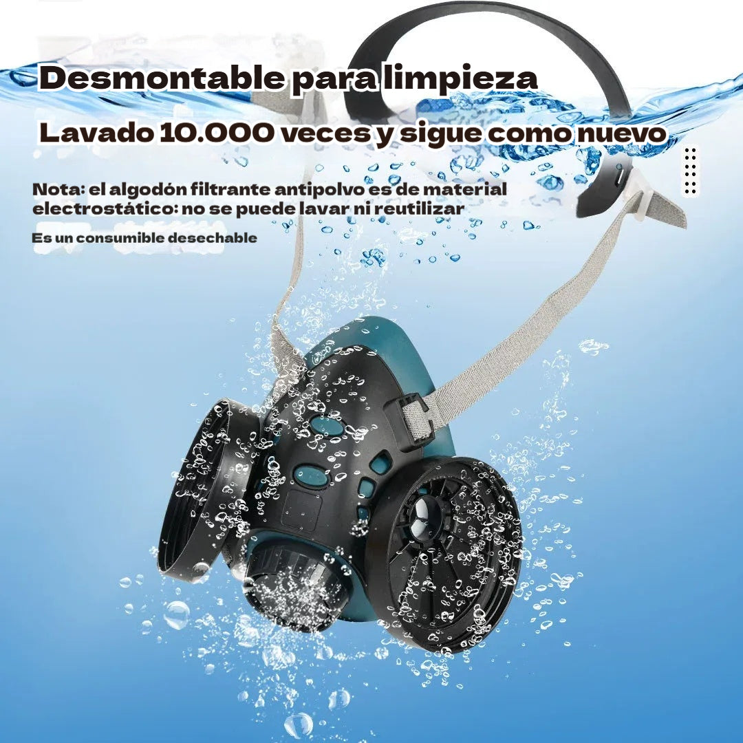 🔥🔥Mascarilla facial industrial con carbón activado, protege contra el polvo, los humos y la pintura tóxica.