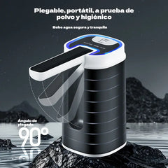 🥳50% de descuento🔥🚰Dispensador de agua plegable con bomba purificadora