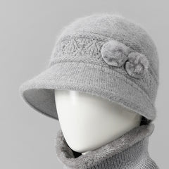 🧶 Compañero cálido en invierno: gorro de lana de punto cálido