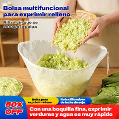 🥳🔥 ¡50% de descuento! ✨ Bolsa de filtro para leche de soja y filtro de malla multifuncional para alimentos.