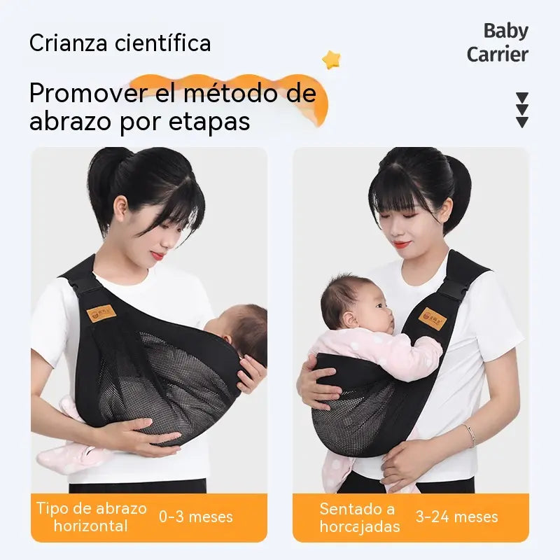 👶 Portabebés ligero y ergonómico | Perfecto para paseos y viajes ✈️