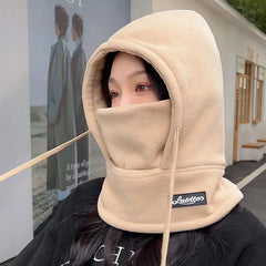 ❄️⚡Mascarilla/gorro térmico de una sola pieza de forro polar