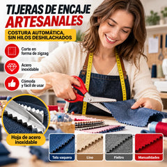 ✂️✨ Tijeras de costura y encaje DIY 🧵💖 Corte preciso y fácil en todo momento, ayudándote a crear tus propias obras maestras 🎀🌟