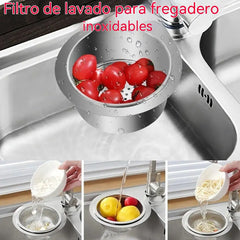 🔥✨Cesta de filtro de acero inoxidable para fregadero
