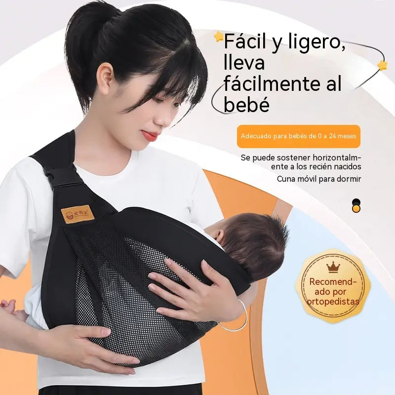 👶 Portabebés ligero y ergonómico | Perfecto para paseos y viajes ✈️