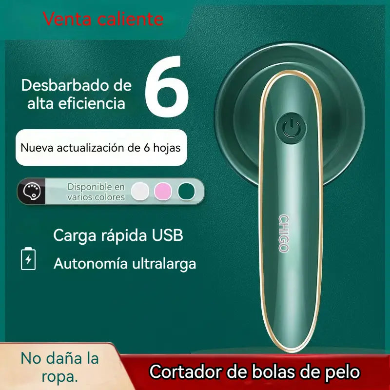 👚✨ Quitapelusas eléctrico portátil multifuncional quitapelusas profesional para prendas de lana punto y algodón 👕🧥🧶