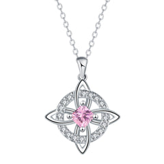 ✨🔮Collar místico de nudo de bruja con piedra de nacimiento 💞 Protege a tus seres queridos