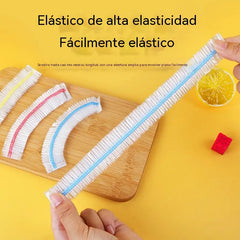 🔥(300 unidades)Solo 27 euros🍽️Funda de plástico antibacteriana extragrande y gruesa apta para uso alimentario