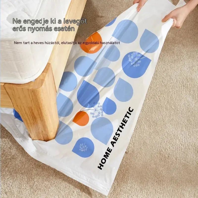 🧳✨【50*65*30cm】【5 részes készlet】🤩Vákuumos kompressziós zsákok tároláshoz, vákuumos kompressziós zsákok paplanokhoz, ruhákhoz és pehelykabátokhoz.