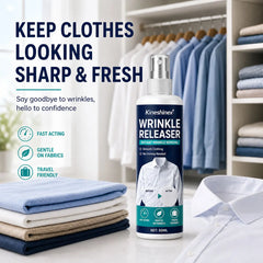 3 butelki za 99 zł👔✨ Spray do usuwania zagnieceń z ubrań – natychmiastowe wygładzenie bez żelazka, idealny w podróży, bez elektryzowania się i zapewniający świeżość ubrań.