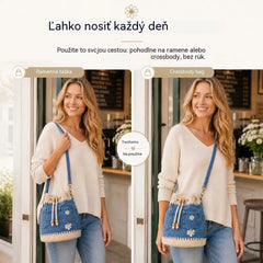 Bolso vaquero tejido de estilo bohemio para completar todos tus atuendos ✨
