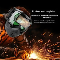 🔥😎Protector facial desmontable con atenuación totalmente automática