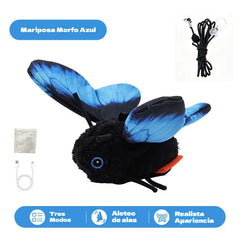 🐾🦋Juguete interactivo para gatos con mariposa sensora inteligente