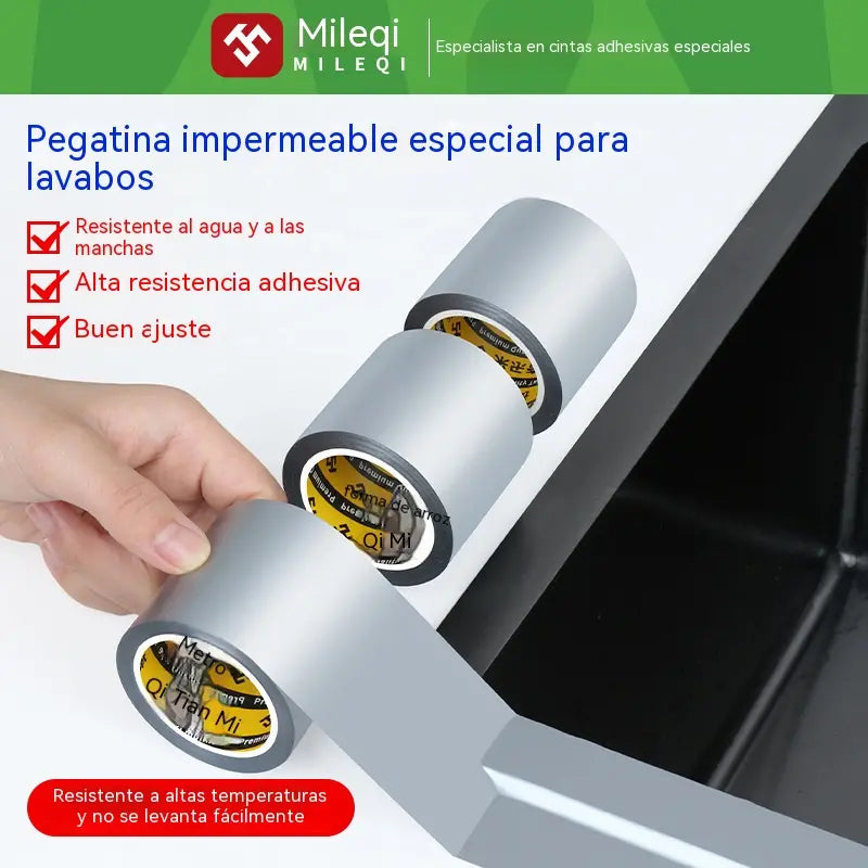 🔥【20M】¡2 Rollos por Solo 26 €!🔥 Cinta de Aluminio para Sellar y Proteger las Juntas de la Cocina
