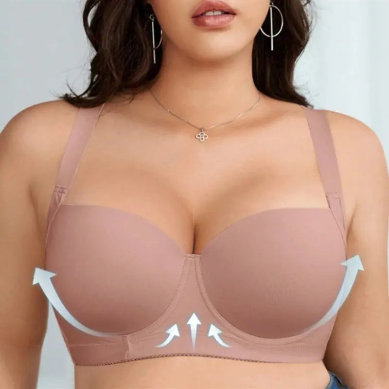 36/80C-46/105D✨ Sujetador Reductor de Talla Grande | Máxima Sujeción, Copa Grande, Cómodo y Antiflacidez 💖