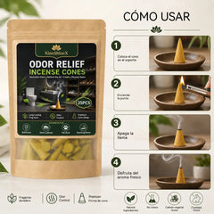 🥳Producto estrella de 2026🥳💞¡Más de 50.000 unidades vendidas! 🌧️🕯️ ¡A mitad de precio! Cono eliminador de olores para el hogar: ideal para baños, armarios o porches. ¡Refresca al instante! 💚✨