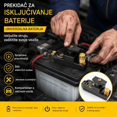 🚗🧰Univerzalni prekidač za isključivanje akumulatora automobila