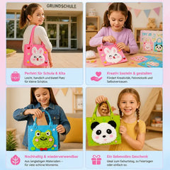 🧸🎨Kit de manualidades para niños: ¡Haz tu propia bolsa de peluche!