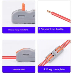 Conector de cable eléctrico multifuncional