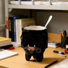 🦇✨Taza invertida con forma de murciélago
