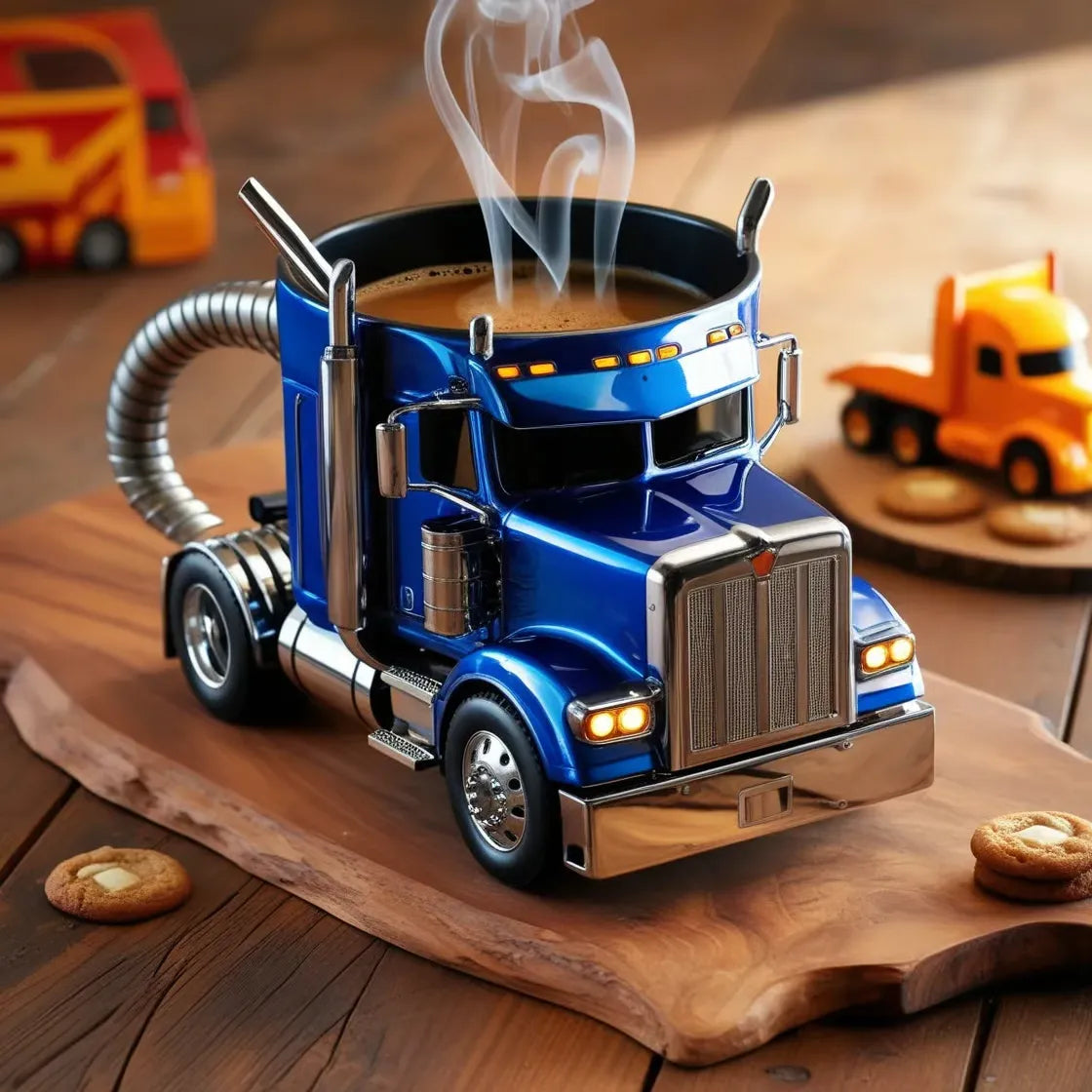 🚛Tazas de café artesanales para semirremolques