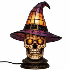 🧙‍♀️✨Lámpara con forma de sombrero de bruja, adorno artesanal de resina, adorno de escritorio, lámpara de mesaLámpara con forma de sombrero de bruja, adorno artesanal de resina, adorno de escritorio, lámpara de mesa