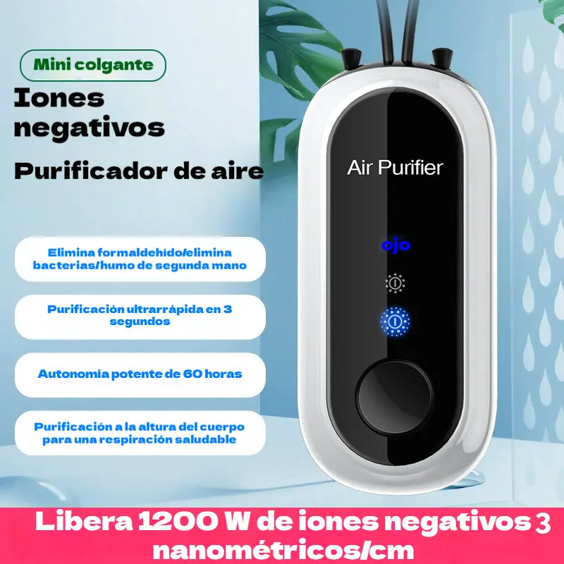 ✨Purificadores de aire portátiles que utilizan tecnología iónica.