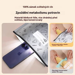 🥩【30 kusů】Sáček z hliníkové fólie potravinářské kvality se zipem pro zachování čerstvosti, vhodný do domácí lednice