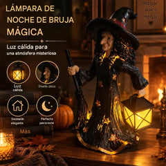 🧙✨Decoración de noche con luz de bruja estrellada