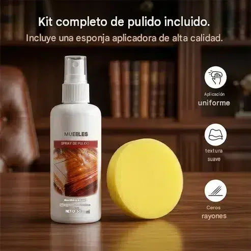 【Compra 1 y llévate 1 gratis】🪑 ✨ El abrillantador de muebles de alto brillo renueva la madera y el vinilo en segundos.