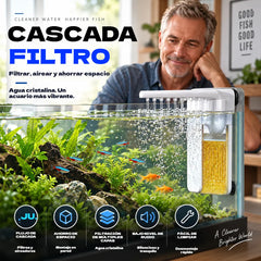 🐠 ¡Último día de oferta especial! 💧 Mini filtro multifuncional ideal para acuarios pequeños.
