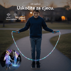 Kupite 1, dobijte 1 gratis🌈 LED osvijetljeno uže za preskakanje za djecu – Skačite, igrajte se i zabavite sa svakim skokom!