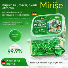 2 pakiranja (100 tableta) za 24 € – 🔥🎉 Razgrabljene su! Kupilo ih je 30.000 ljudi 🎉. Bio-enzimske kapsule za uklanjanje neugodnih mirisa iz odvoda.