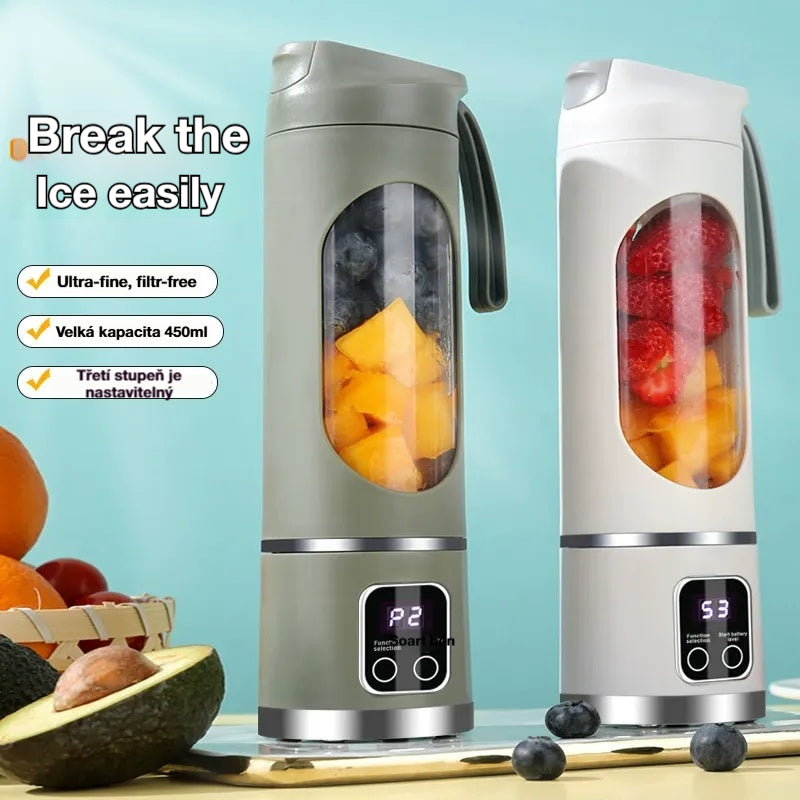 ✨🍹 Bezdrátový přenosný mixér 🔥 Bezdrátový přenosný design