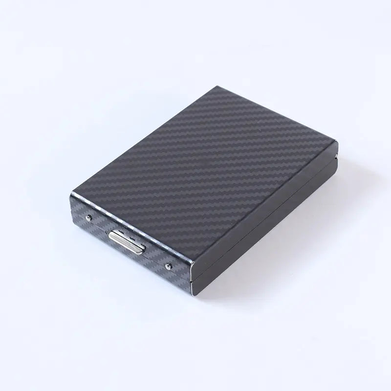 🛡️✨ Tarjetero Metálico de Acero Inoxidable con Protección RFID – Cartera de Tarjetas Antidesmagnética, Pequeña y Portátil 💳